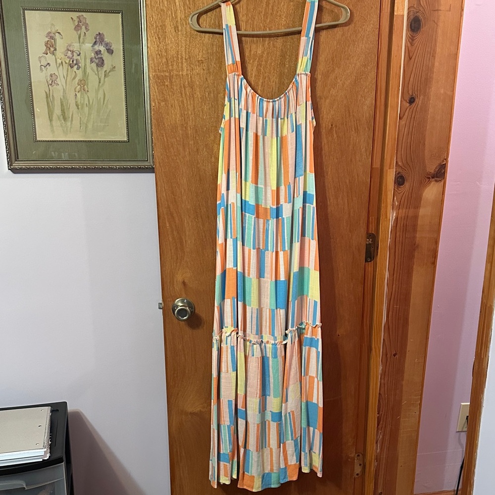 Waverly Multicolor Geometric Maxi Dress